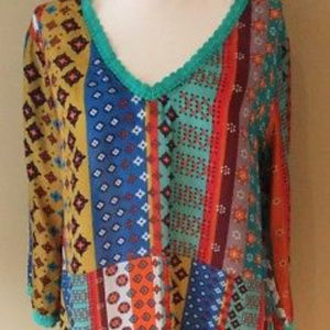 Johnny Was Silk XS tunic